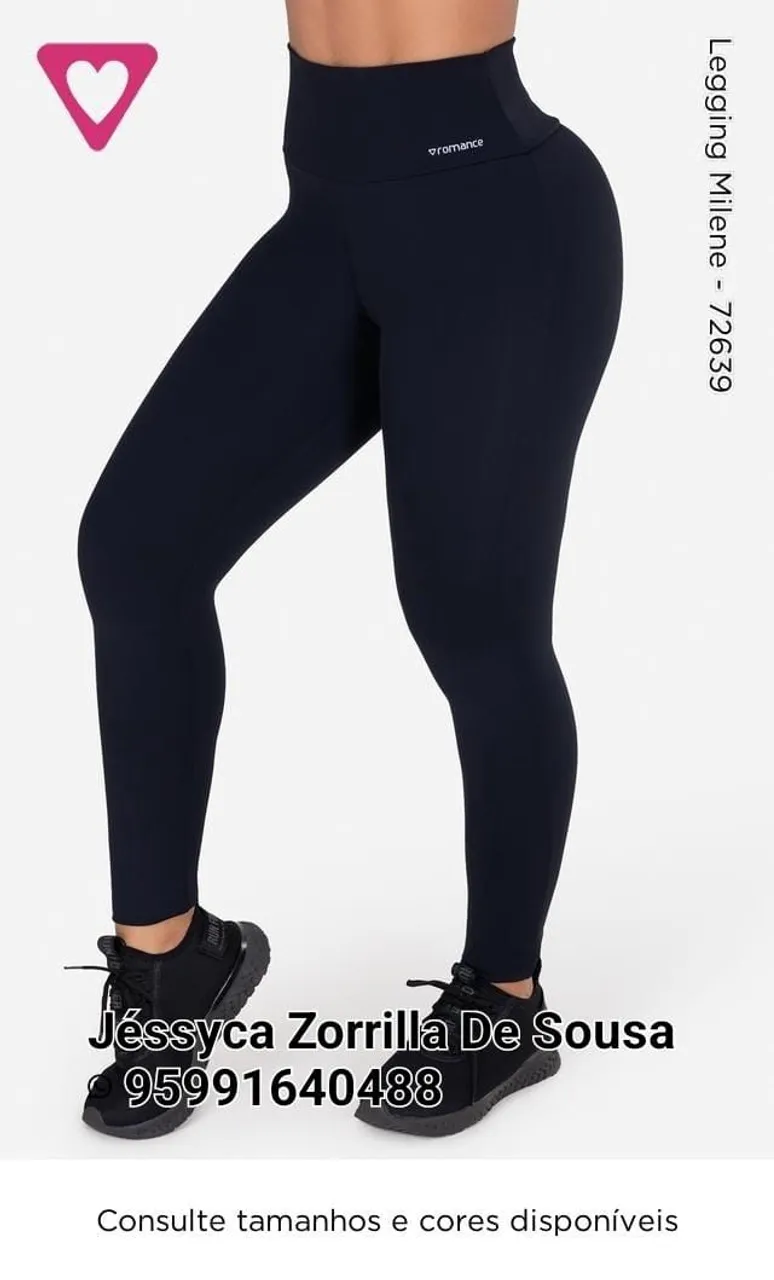 Legging Milene Preta - Romance