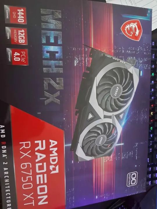 Placa de vídeo AMD 6750xt 12 gb  - Foto 2