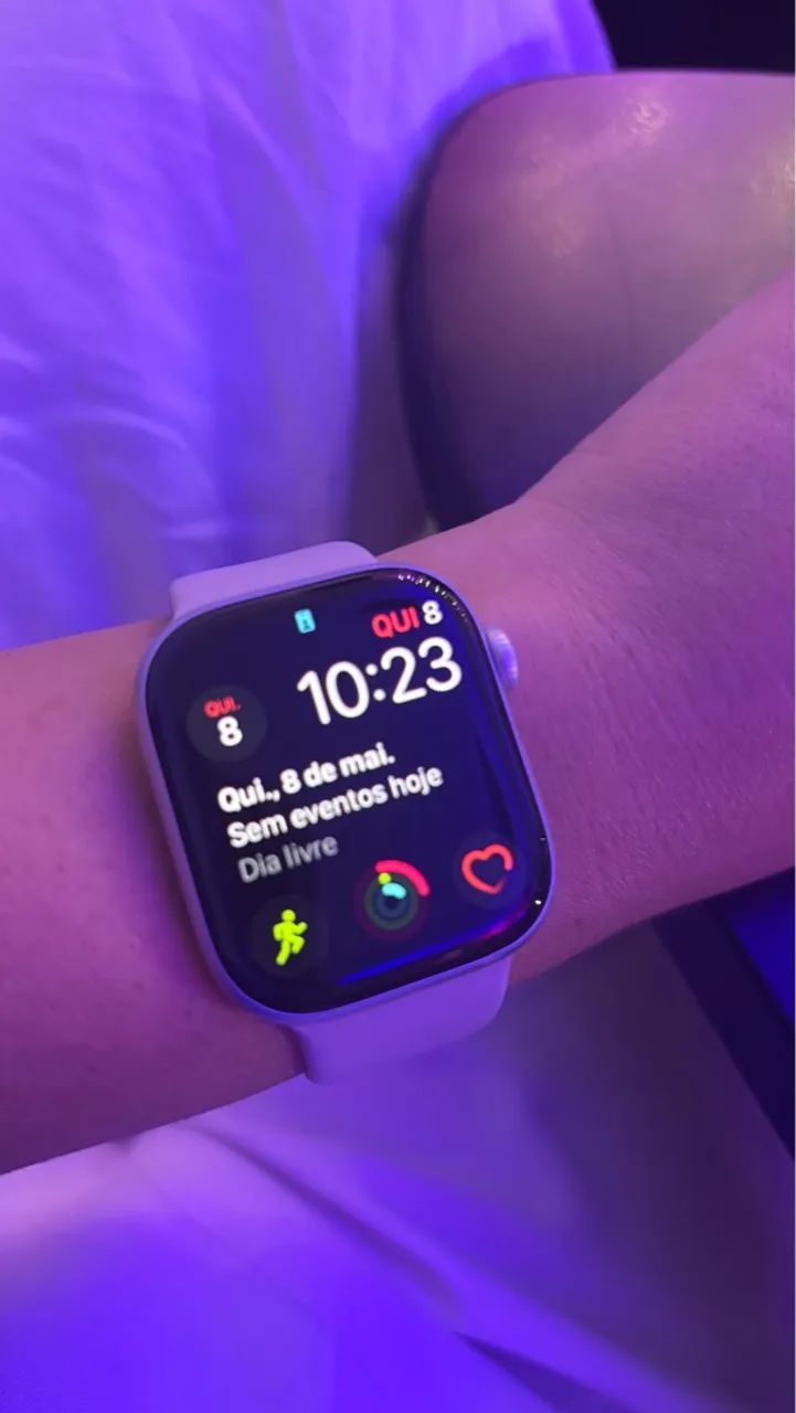 Apple Watch Series 10 GPS  - na garantia- Caixa prateada de alumínio - 42 mm  - Foto 2