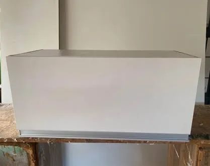 Armário lavanderia basculante de mdf branco  - Foto 2
