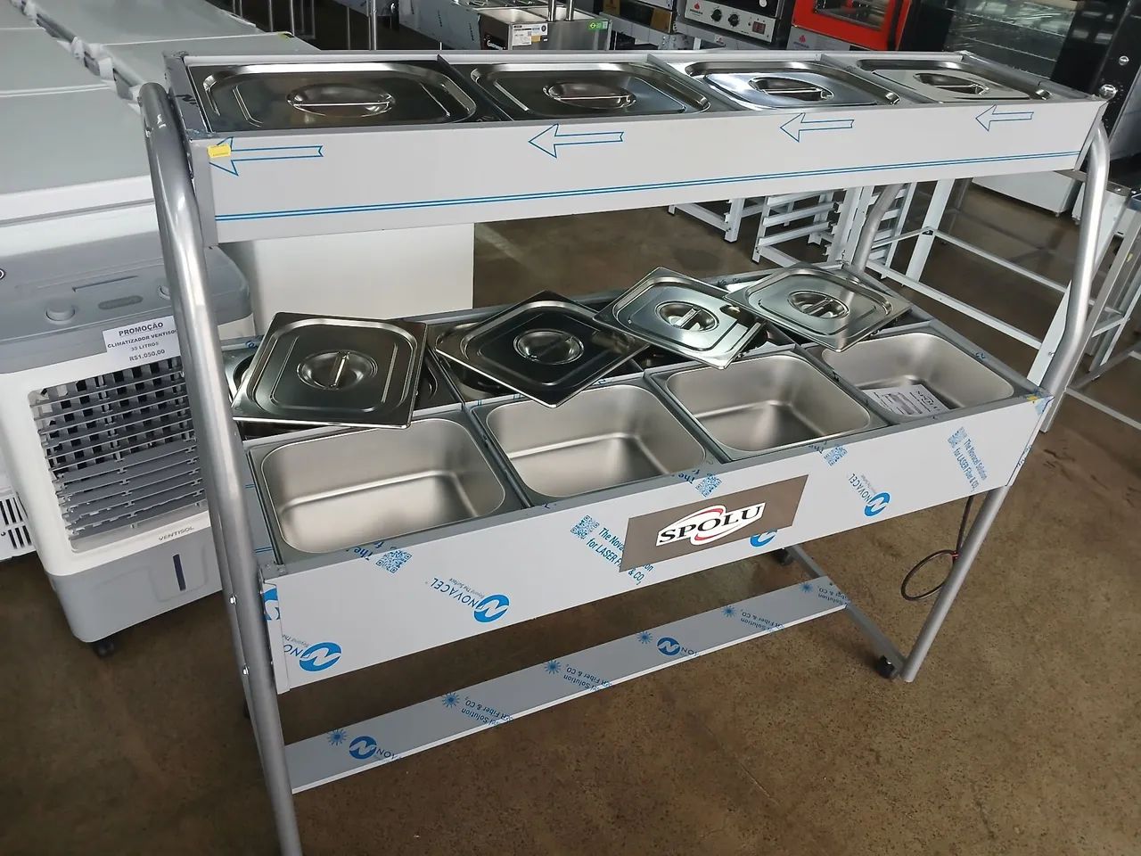 Buffet Combinado Spolu 8 Cubas Quentes 4 Cubas frias - Foto 2