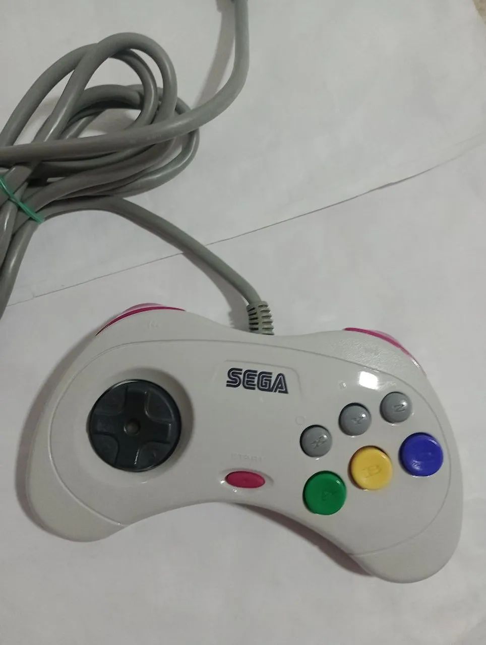 Controle Sega Saturno Original Branquinho - Foto 6