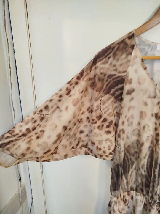 Vestido estampado animal print P - Foto 3