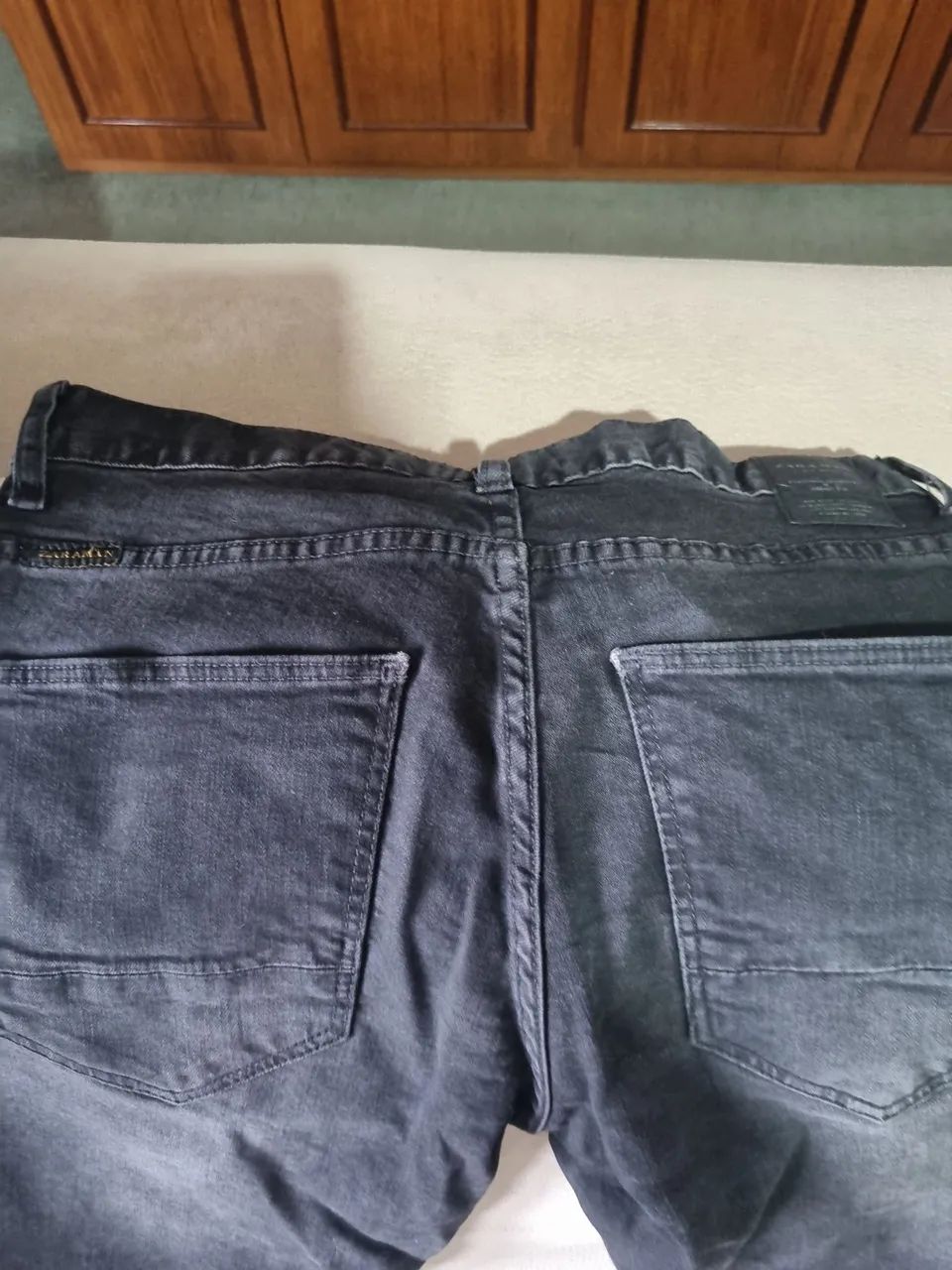 Calça Jeans preta Zara  - Foto 3