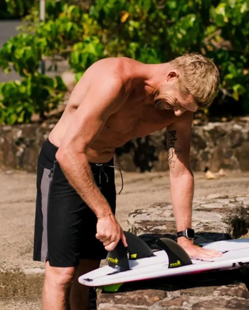 Quilha FCS II Mick Fanning Carver Performance Glass Large - Foto 3