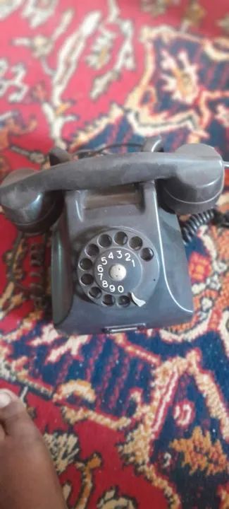 Máquina de escrever antiga Zenith T5000 e telefone reliquias - Foto 3