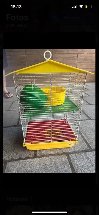 Gaiola para roedores