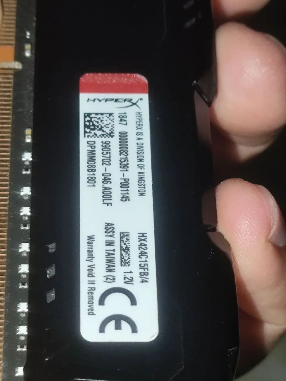 Memória RAM HyperX Fury DDR4 4GB - Foto 4