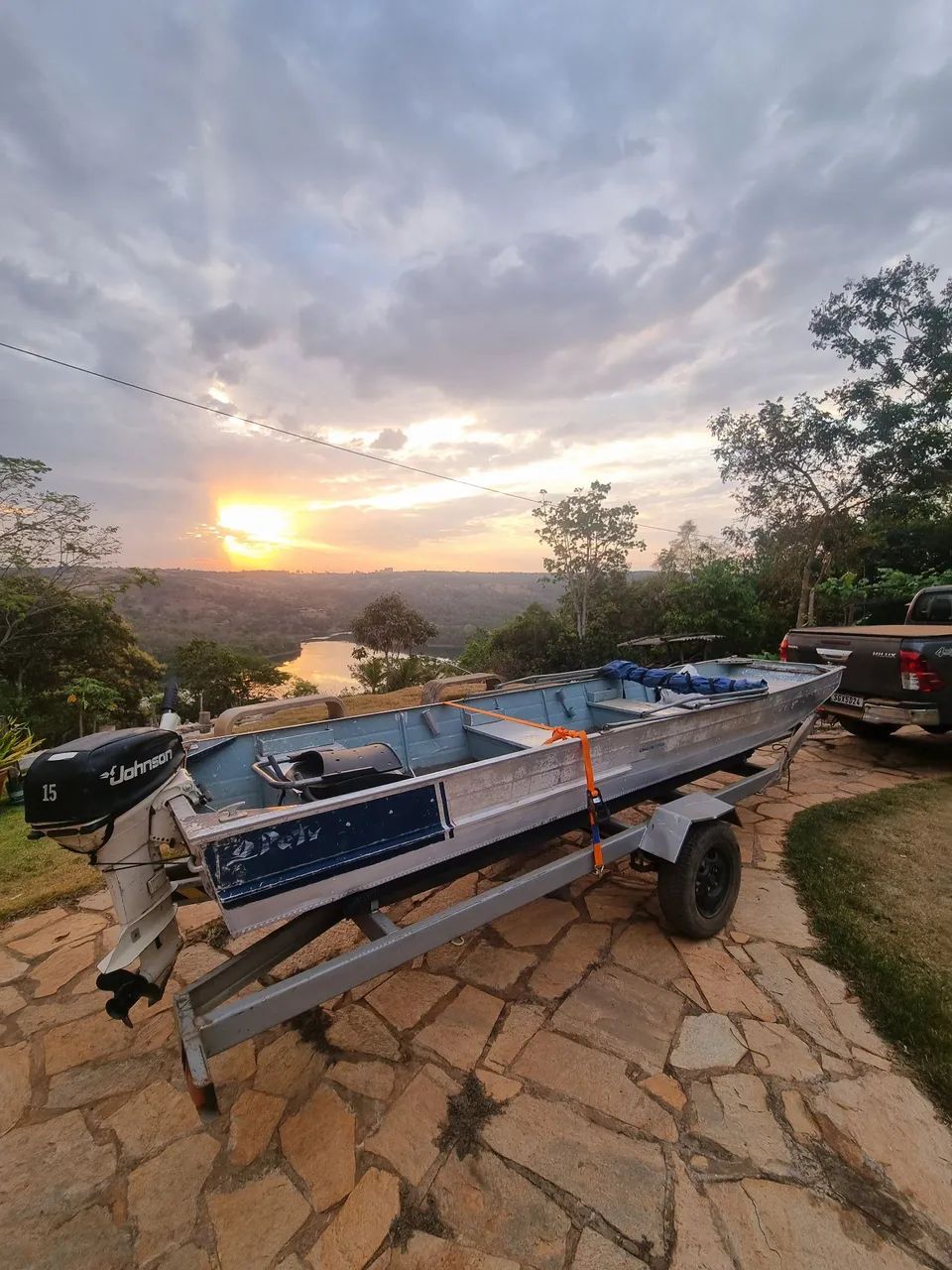 Vendo barco, motor e carretinha - Foto 2