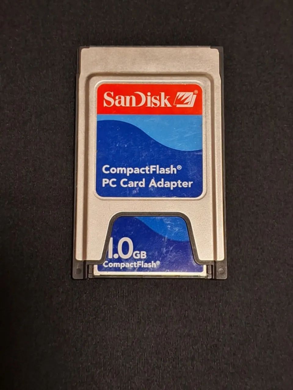 Cartão Compact Flash 1 GB San Disk com adaptador PCMCIA - Foto 3