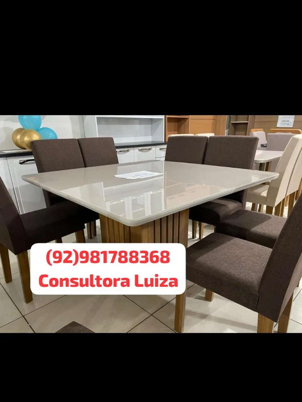 Mesa de Jantar com 8 lugares