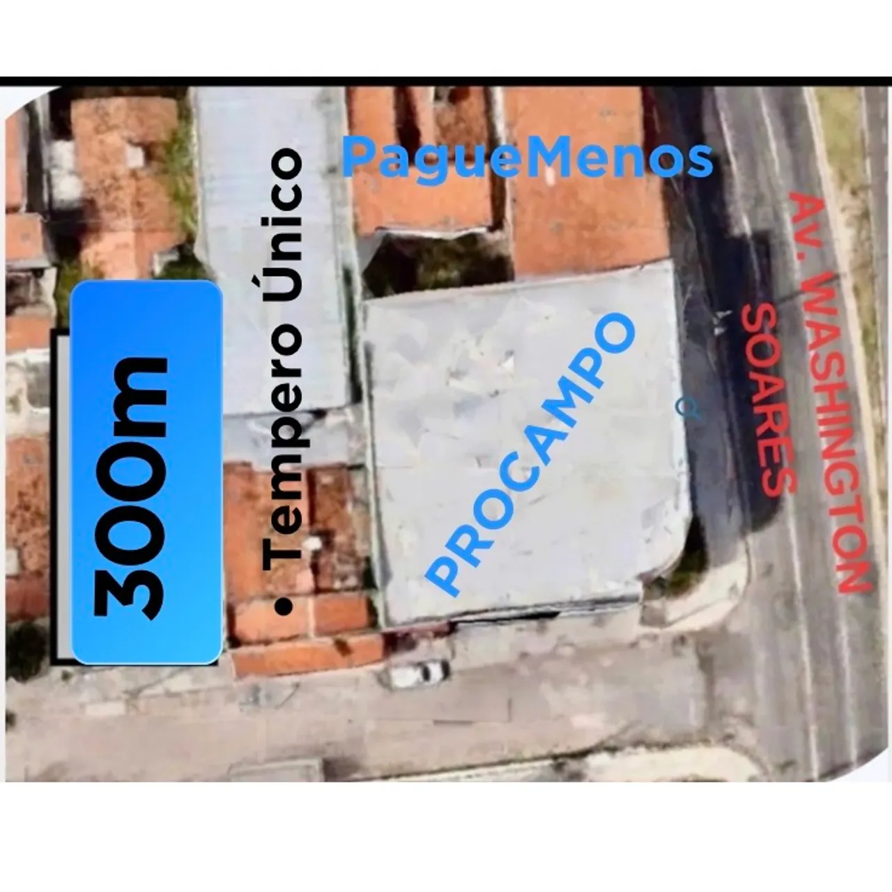 TERRENO COMERCIAL PREMIUM  300m²  Próx. AV. WASHINGTON SOARES, UNIFOR, IGUATEMI