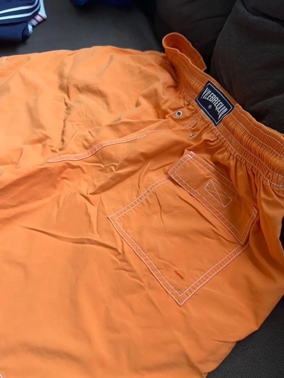 Shorts Vilebrequin Laranja - Original e Clássico | Tamanho M - Foto 2