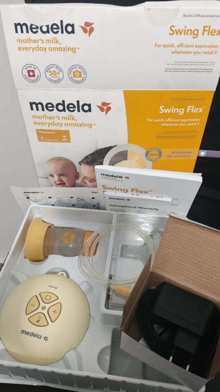 Extrator Bomba De Tirar Leite Elétrico Swing Flex - Medela (Usado) - Foto 4