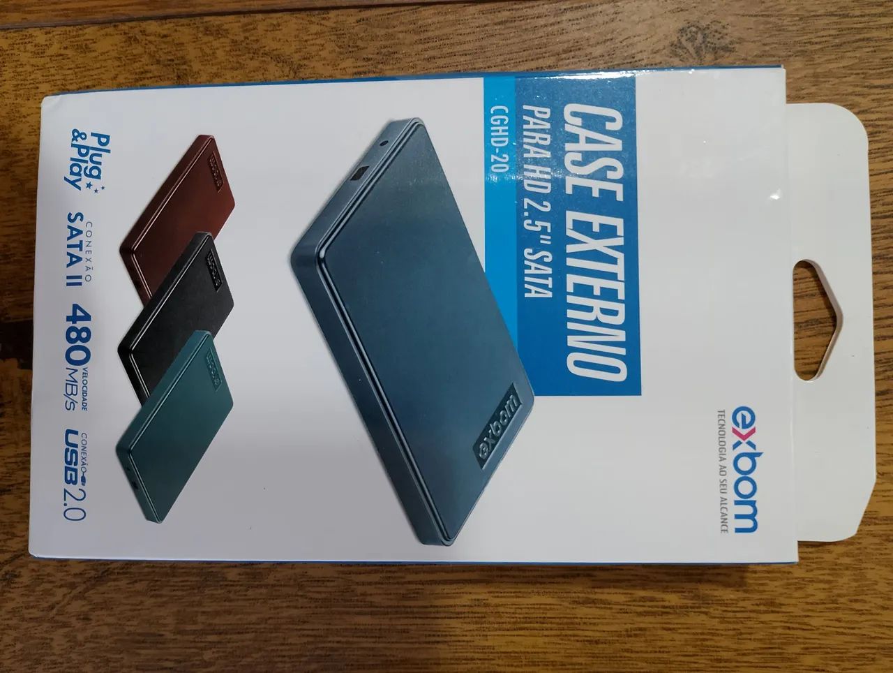 Case Externo para HD 2.5 SATA Exbom CGHD-20