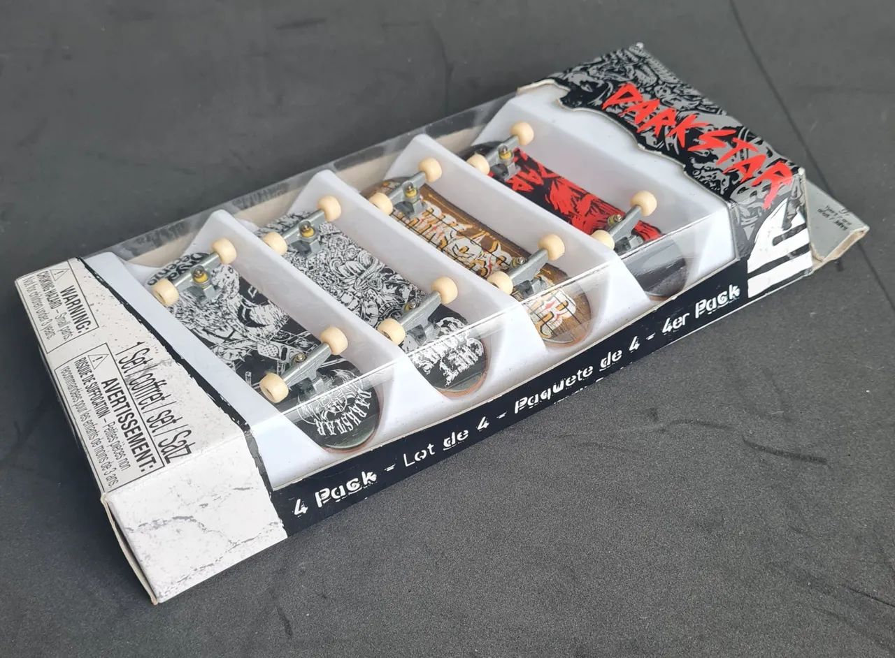 Pack com  4 Mini skates de dedos 64318476706306122