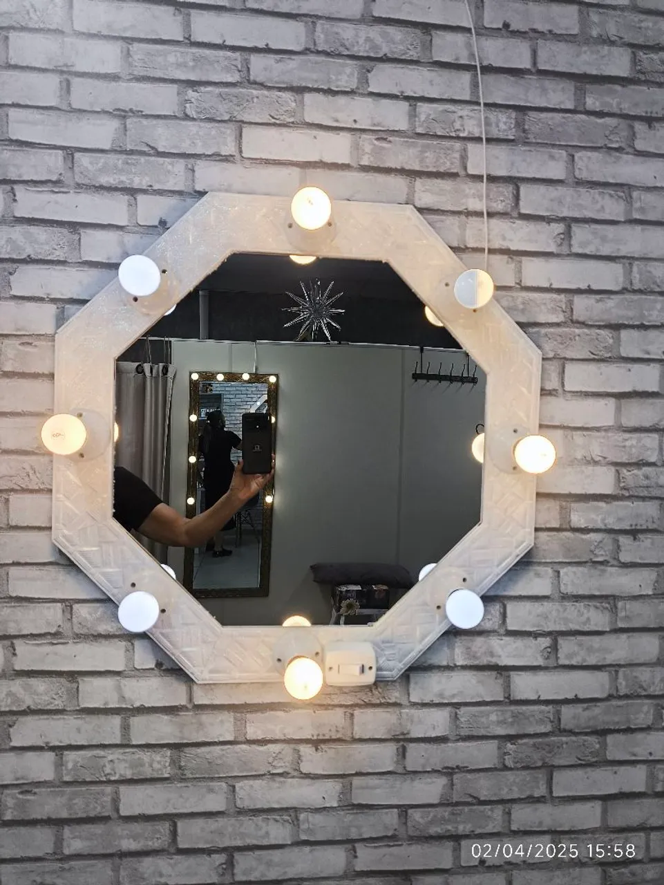 Espelho de Maquiagem com Luzes 110v