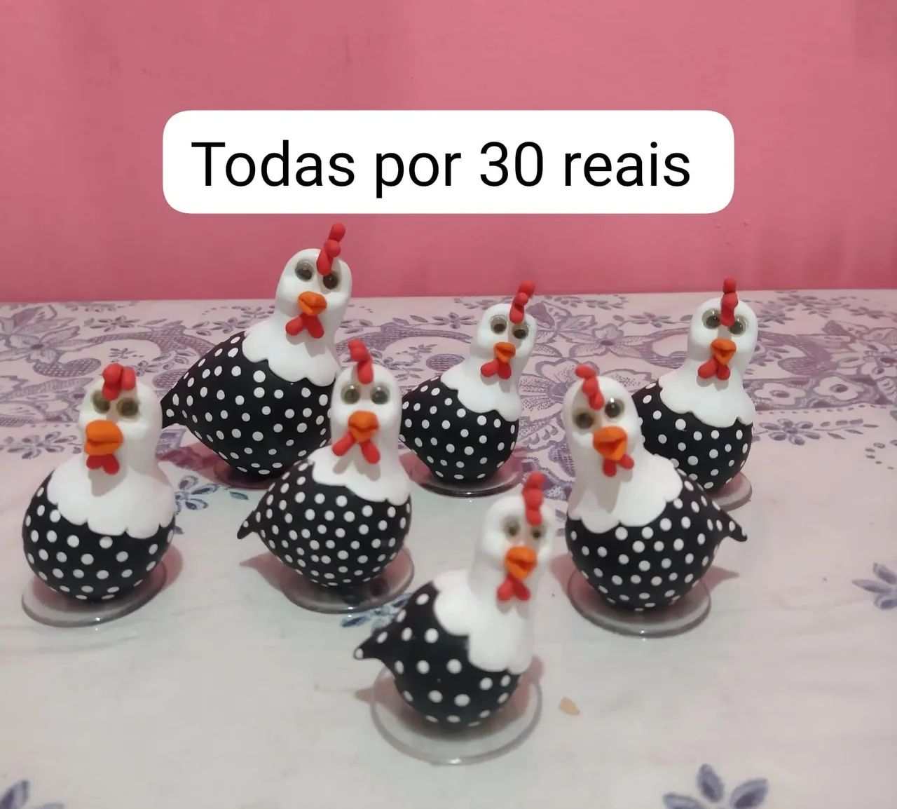 Galinhas de biscuit -  - Foto 4