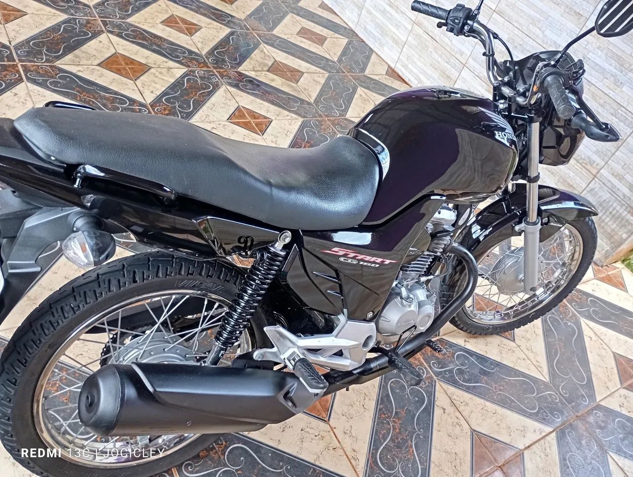 Honda CG160 - 2019 - Preta  - Foto 3