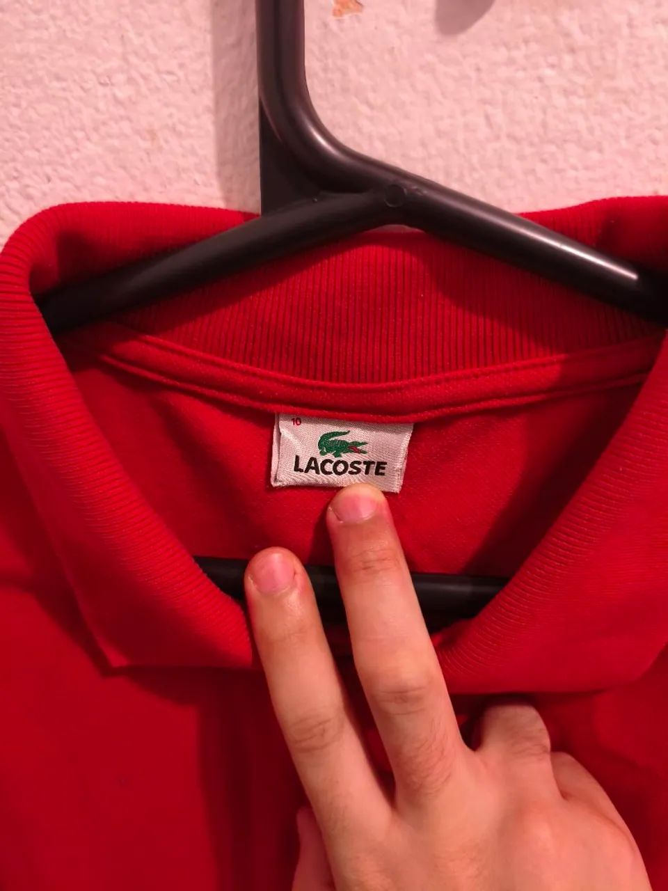 Camisa lacoste vermelha  - Foto 3