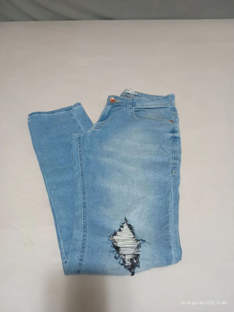 Calça Jeans Destroyed