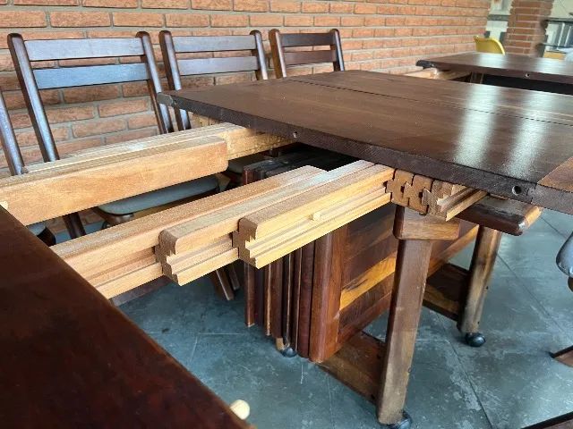 Mesa de jantar elástica + cadeiras - Foto 6
