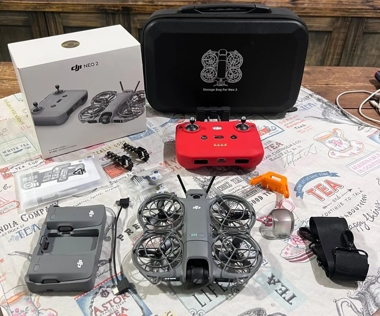 Drone DJI Neo 2 completo troco por iphone 15 pro Max  - Foto 2