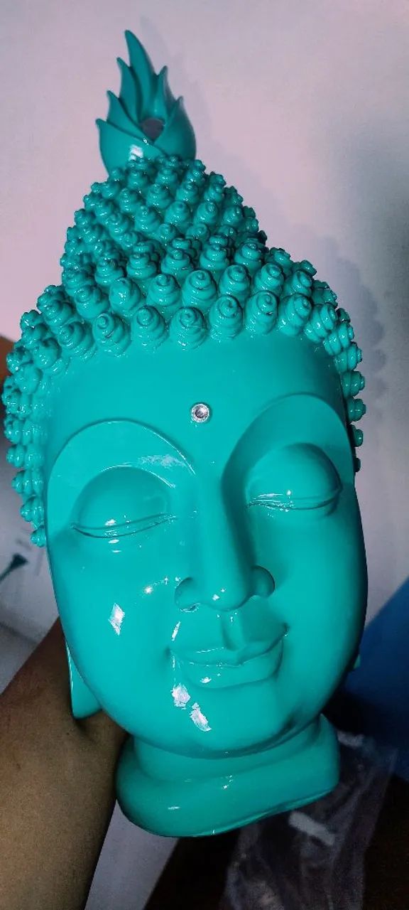Peça decorativa Cabeça de Buda - Foto 4