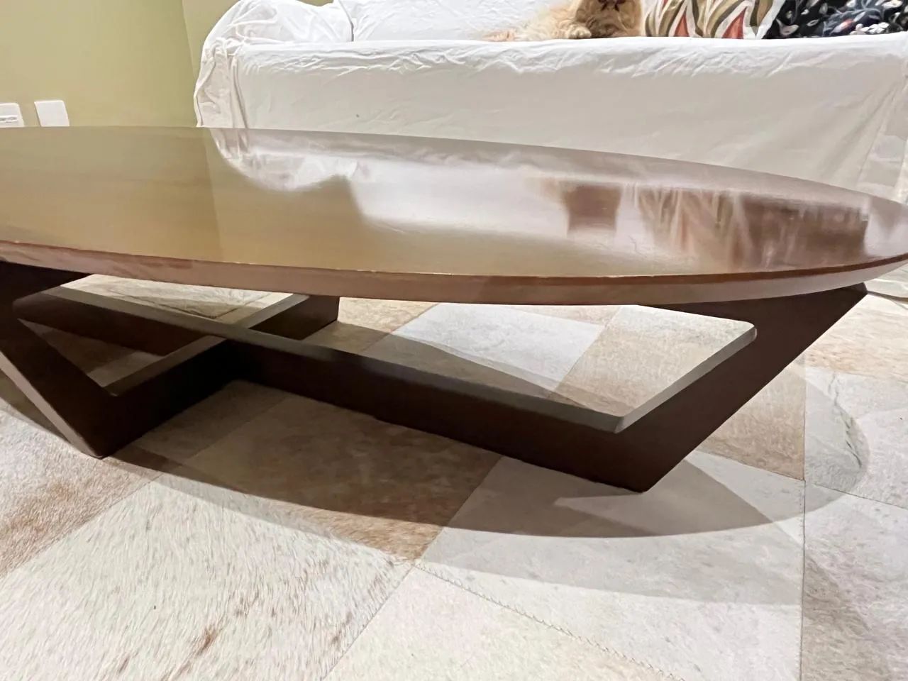 Mesa de centro oval ETNA - moderna  - Foto 5