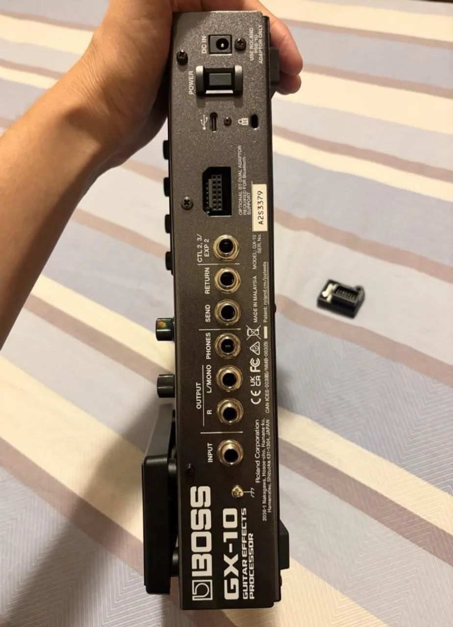 Boss GX-10 (estado de nova) + Adaptador BT-Dual + Case original