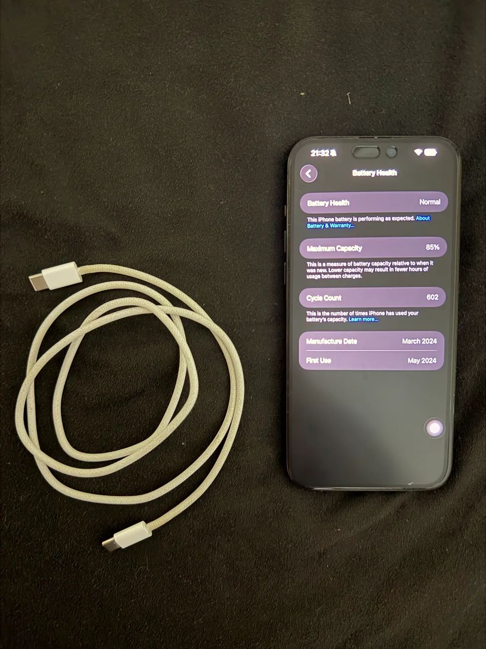 iPhone 15 Pro Max - 256gb - 85% Saúde  - Foto 3