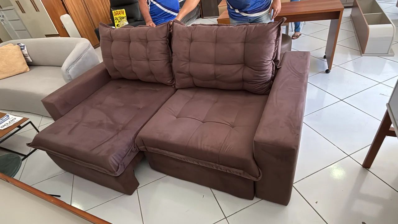 SOFÁS 2 e 3 LUGARES, VÁRIOS MODELOS NOVOS FABRICACAO PROPIA - Foto 5