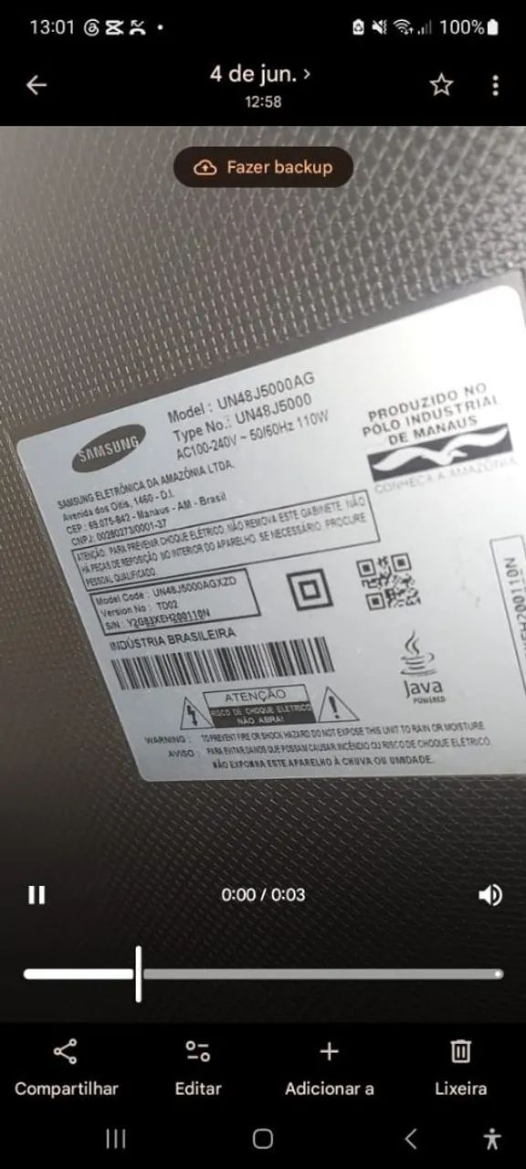 TV Samsung 48 Polegadas - Foto 3