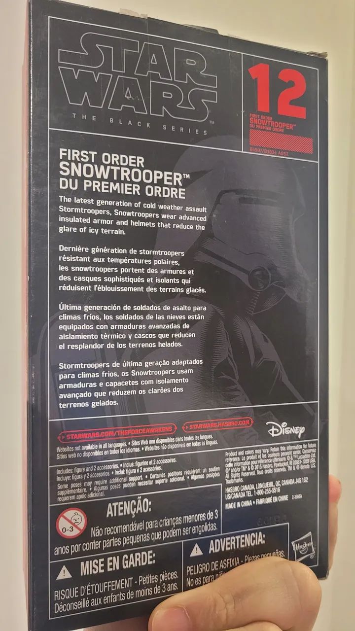 Snowtrooper First Order Star Wars The Black Series Hasbro - Foto 2