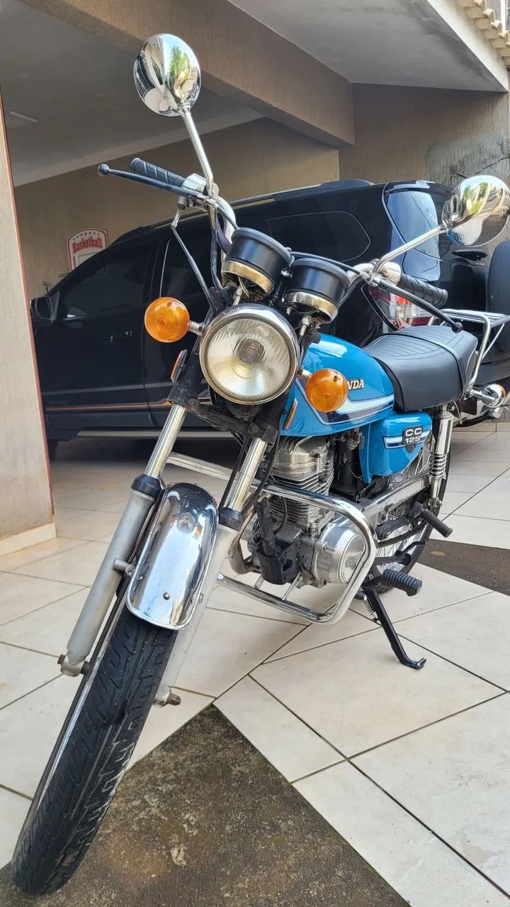 CG bolinha 125 azul - Foto 2