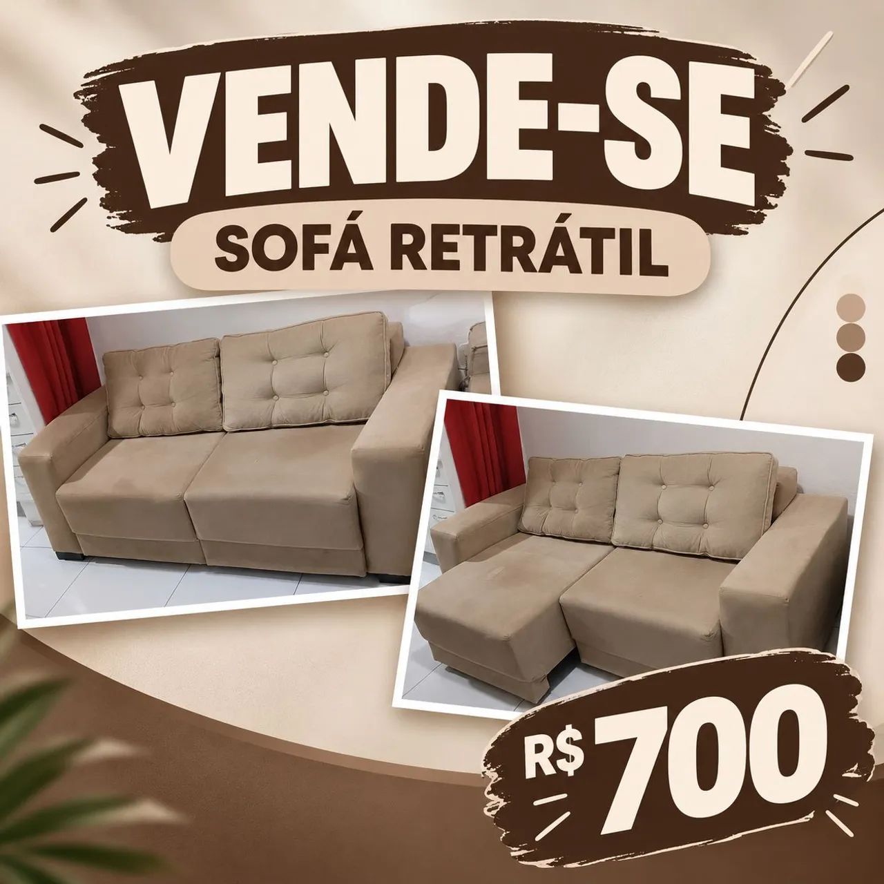 Sofá retrátil 
