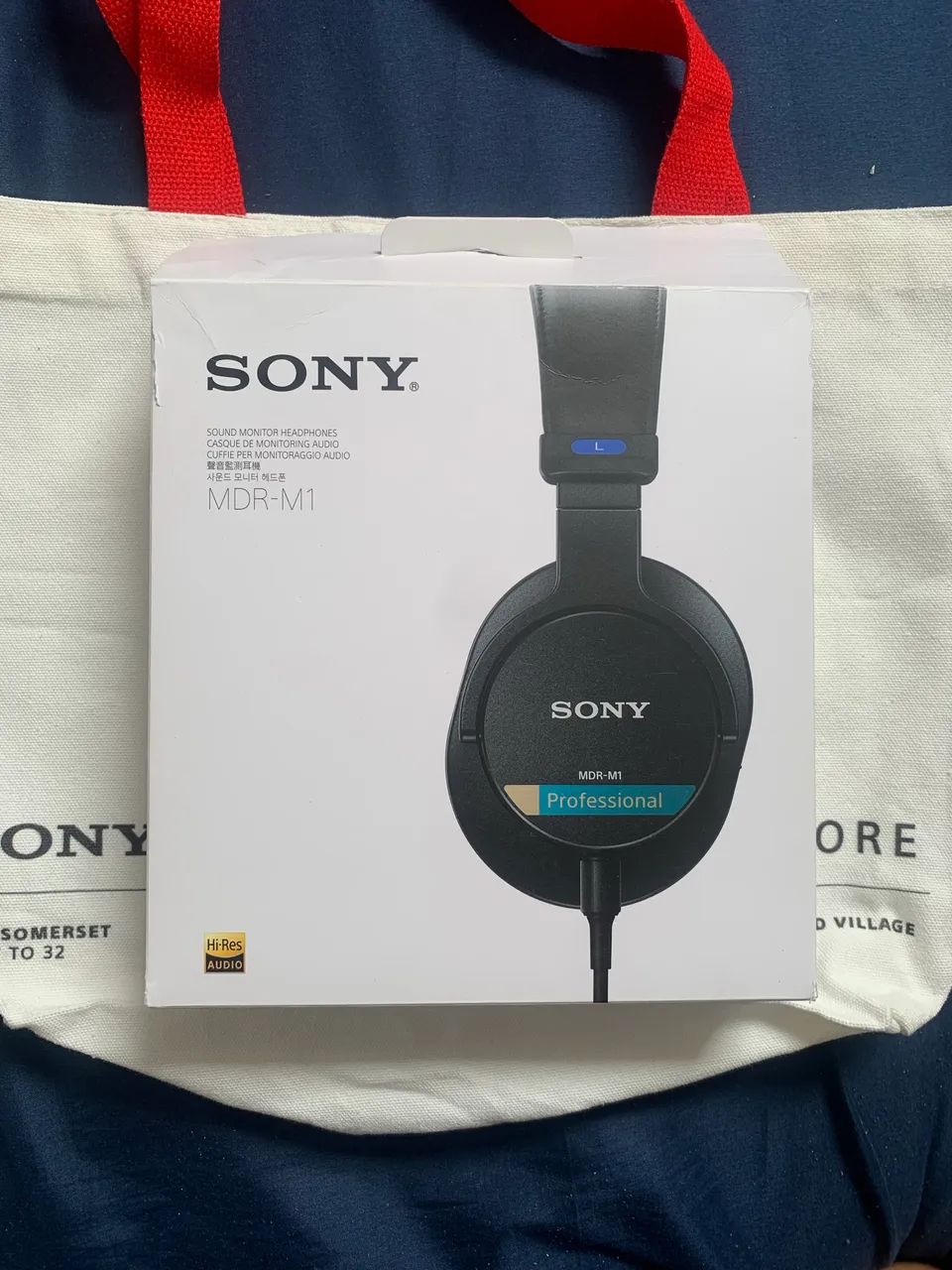 Fone Sony MDR M1 profissional estudio c/ nf