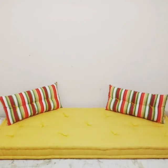 ALMOFADA FUTON TURCO,COM BORDAS, SOB MEDIDA.  - Foto 2