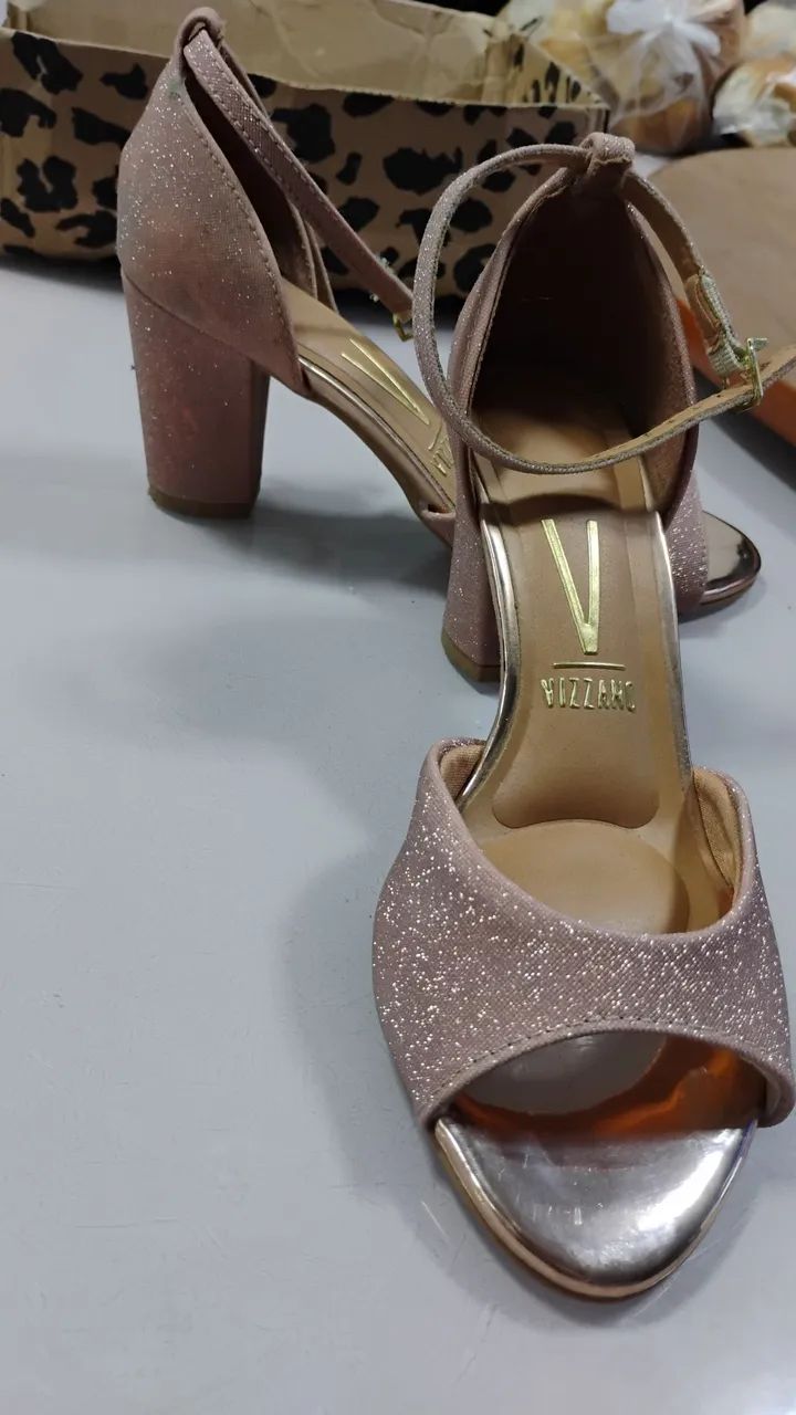 Sandália vizanno rose glitter  - Foto 2