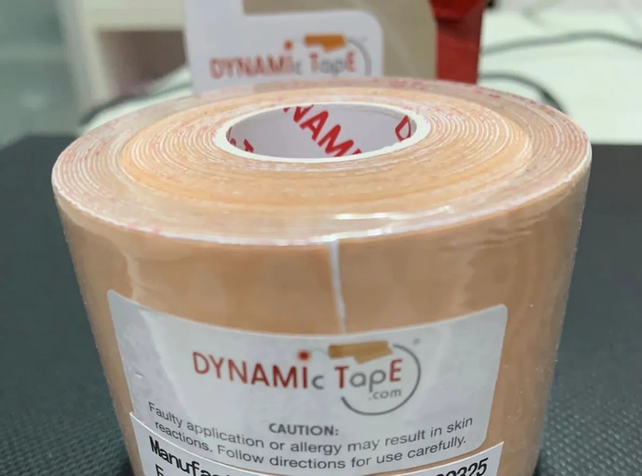 Bandagem Dynamic Tape Bege - Nova - Foto 5