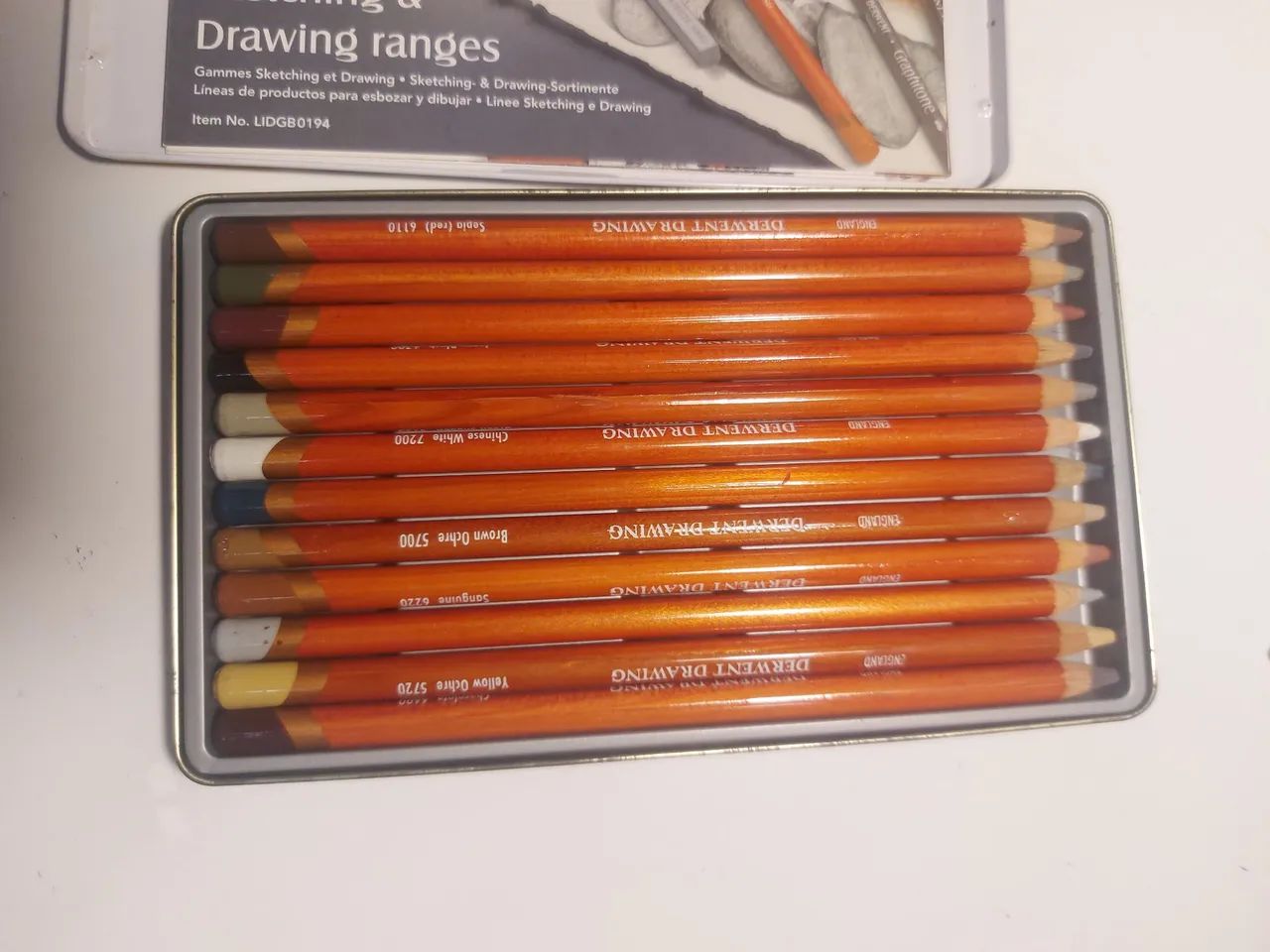 Derwent Drawing Pencils 12 Tin Importado! - Foto 4