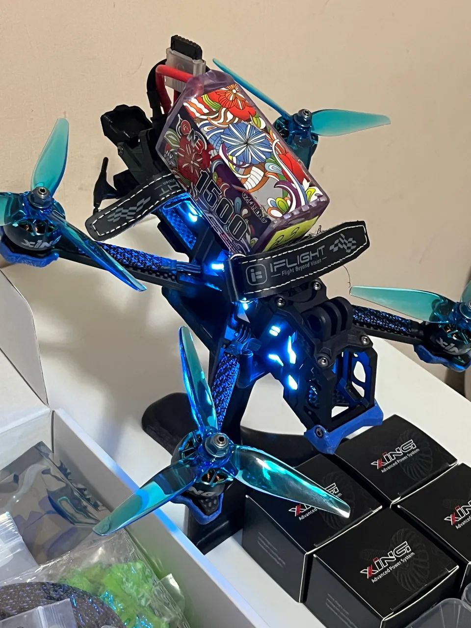 Drone FPV 5? iFlight evoque 5x - Zero Voo - Praticamente Novo - Foto 5