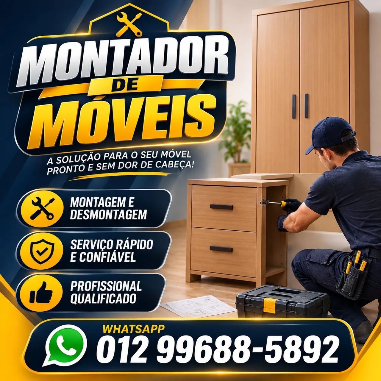 Montador de móveis e pequenos reparos 