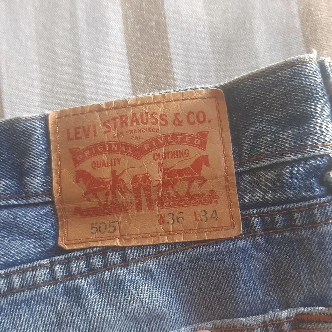 Calça jeans levi's 505  - Foto 3