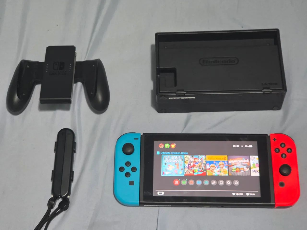 Nintendo switch V2 + Jogos - Foto 2