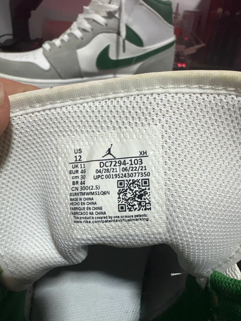 Jordan 1 mid se gray green - Foto 3