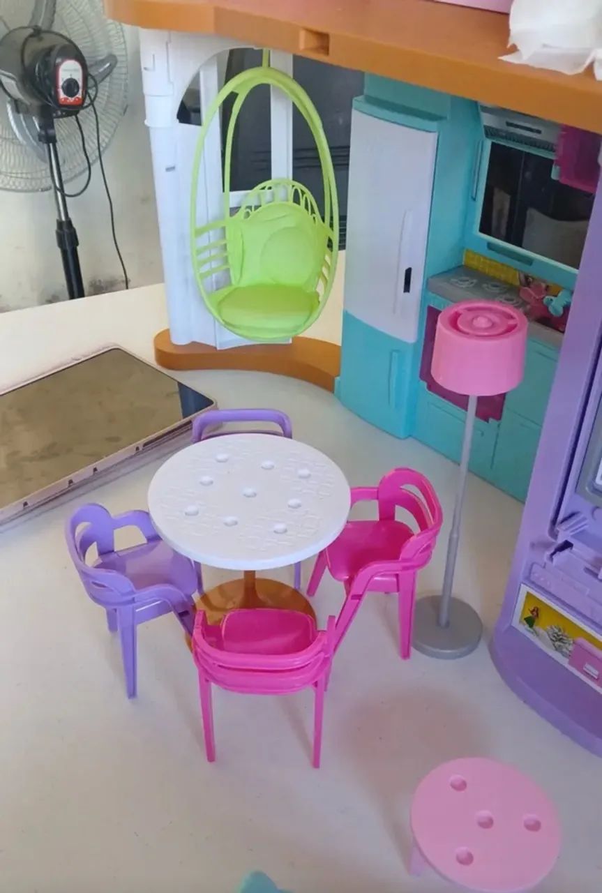 Casa da Barbie Mattel Casa De Bonecas De Férias Multicolor - Foto 5
