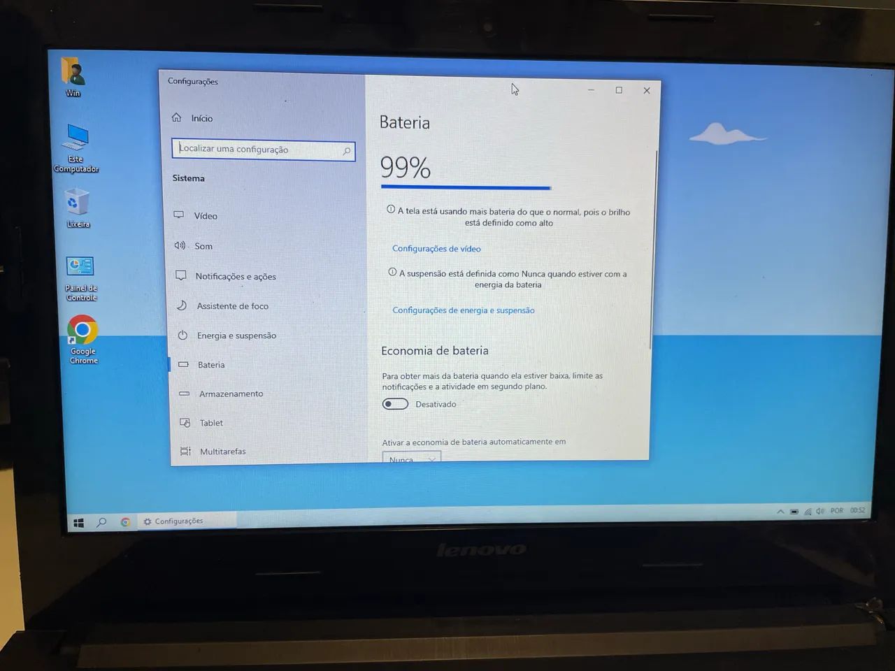 Notebook Lenovo - Valor para repasse  - Foto 2
