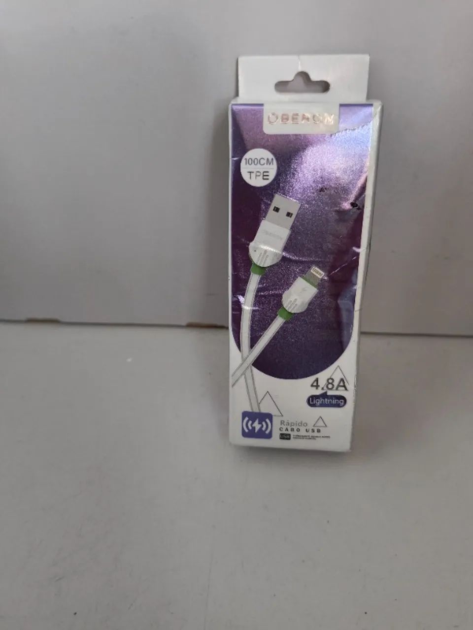 Lt 080 Cabo De Iphone USB  Oberon 4.8A Lightning 
