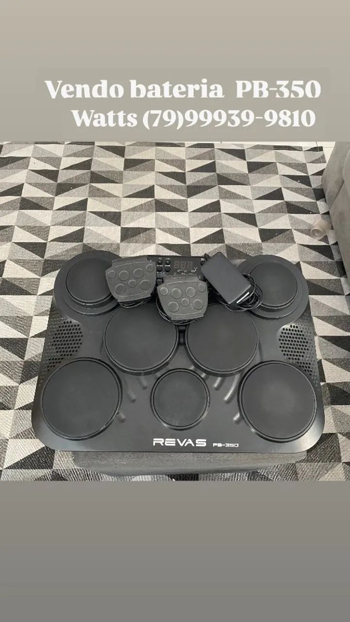 Bateria eletrônica Revas PB350  - Foto 5